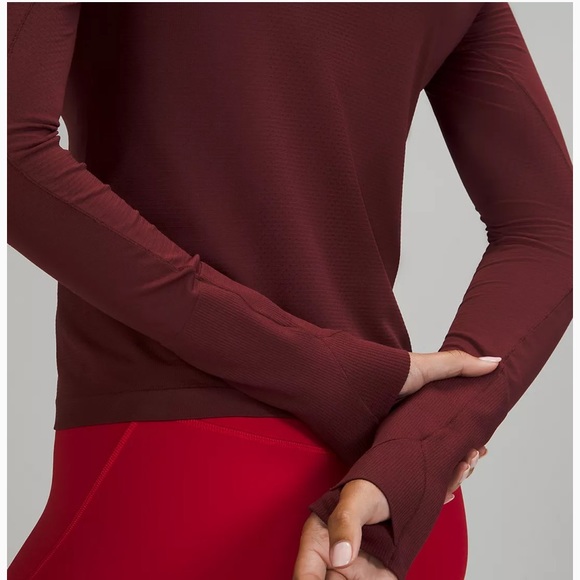 Lululemon Swiftly Tech LS 2.0 Race * Red Merlot - Picture 6 of 6